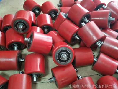 東莞中揚定做聚氨酯膠輥/包膠滾筒/橡膠輥/PU輥/防靜電膠輪耐高溫硅膠輥